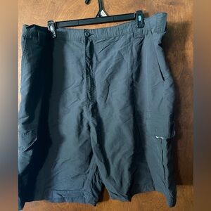 Size 46 Mens Wrangler Hiking Shorts Dark Grey